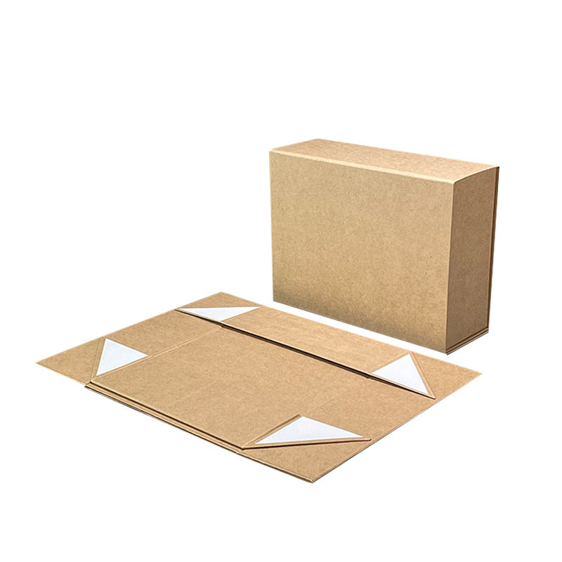 Luxury Magnetic Gift Box Packaging Ribbon Handle Folding Custom Logo