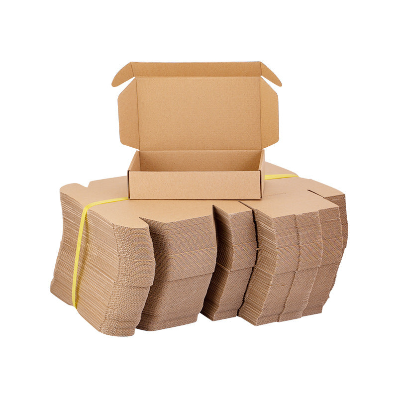 Custom Logo Brown Clothing Corrugated Cardboard Packaging Mailer Box luxury Branded Apparel Shipping Paper Box