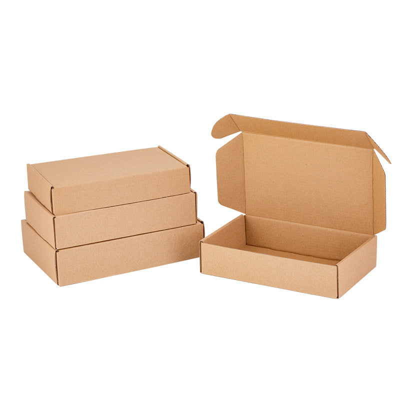Custom Logo Brown Clothing Corrugated Cardboard Packaging Mailer Box luxury Branded Apparel Shipping Paper Box
