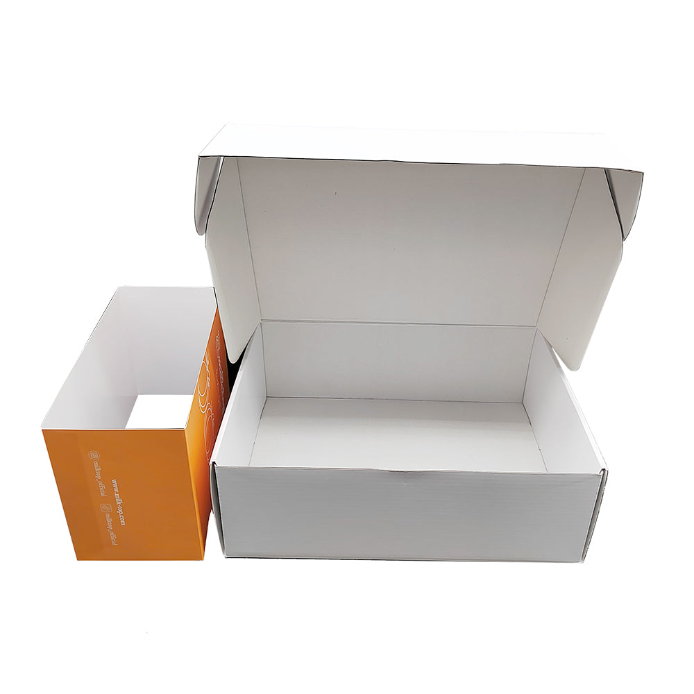 Custom Logo Brown Corrugated Packaging Mailer Box luxury Branded Apparel Shipping Paper Box