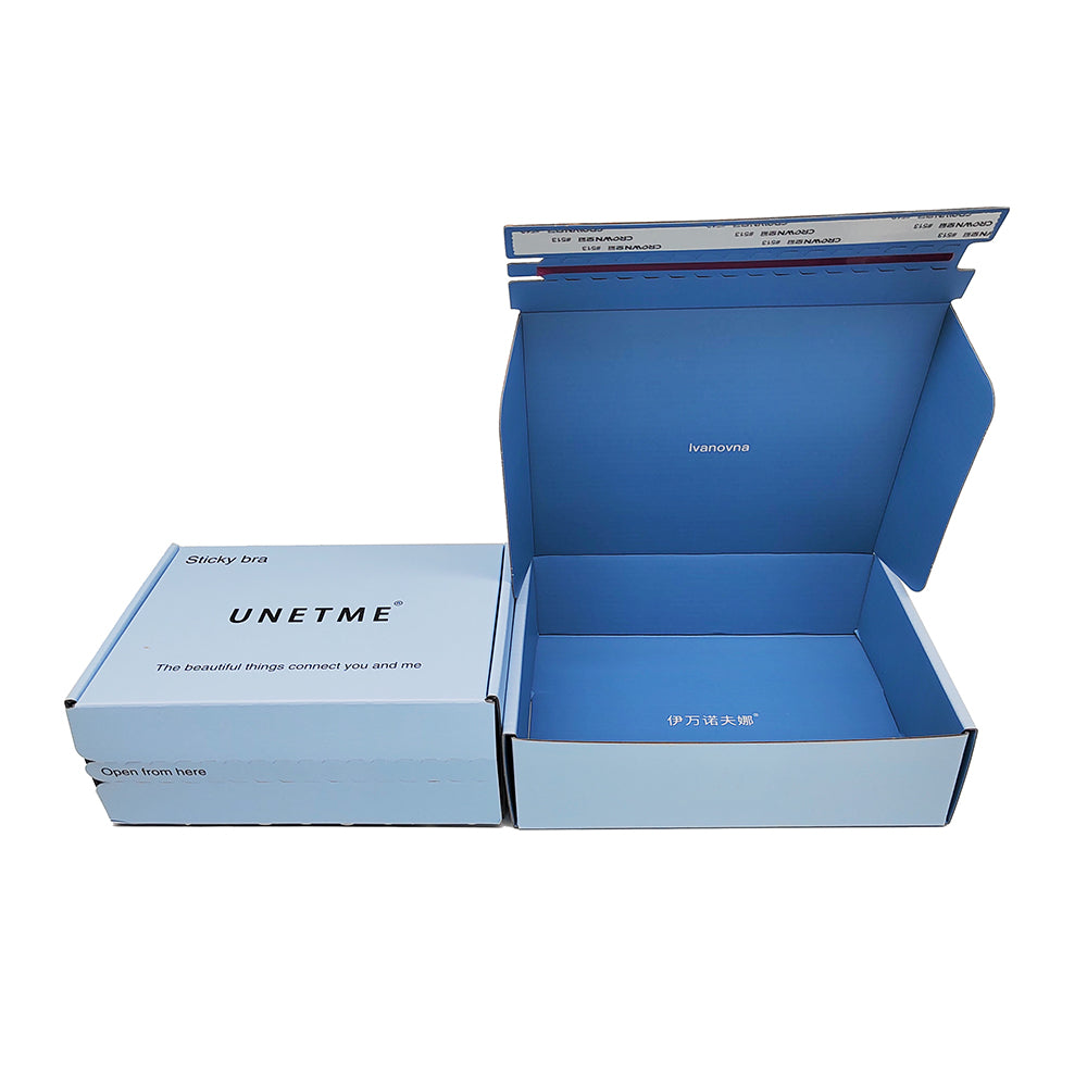 Custom Logo Brown Clothing Corrugated Cardboard Packaging Mailer Box luxury Branded Apparel Shipping Paper Box