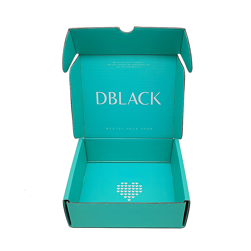 Custom Logo Brown Corrugated Packaging Mailer Box luxury Branded Apparel Shipping Paper Box