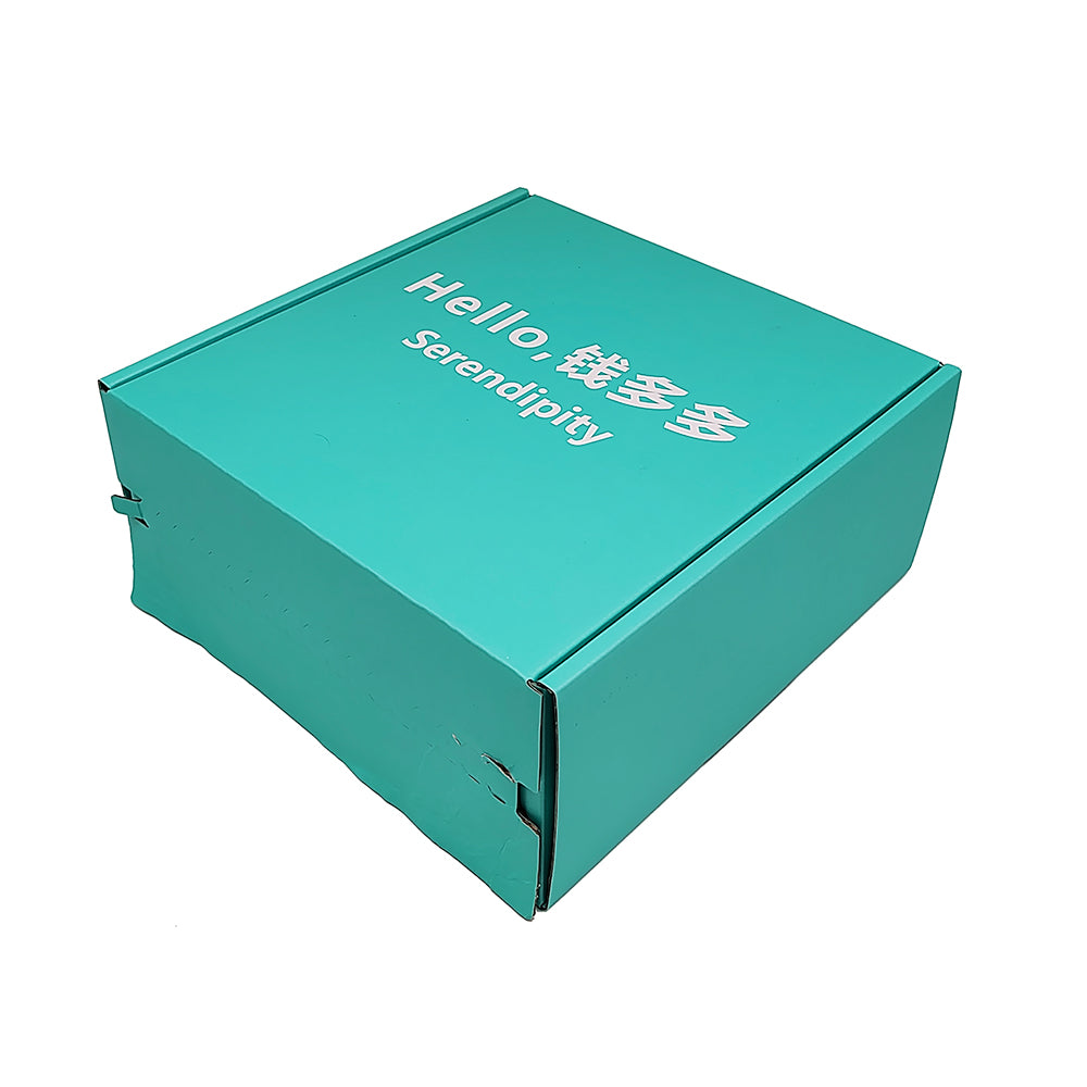Custom Luxury Eco Friendly Gifts Shipping Box Tear Strip with Zipper Gold Foil Printed Paper Packaging for Business