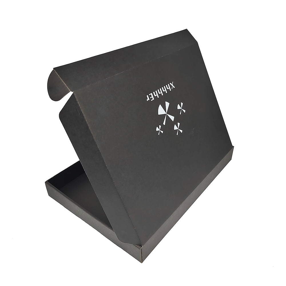 Custom Logo Brown Corrugated Packaging Mailer Box luxury Branded Apparel Shipping Paper Box
