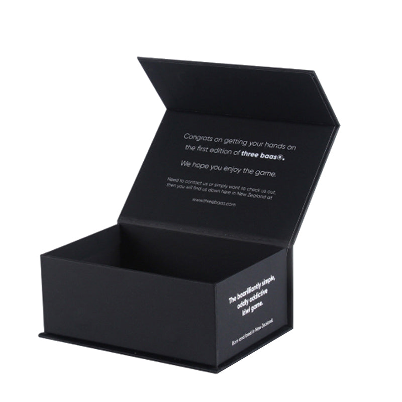Luxury Magnetic Gift Box Packaging Ribbon Handle Folding Custom Logo
