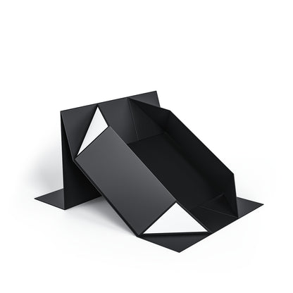 Luxury Magnetic Gift Box Packaging Ribbon Handle Folding Custom Logo