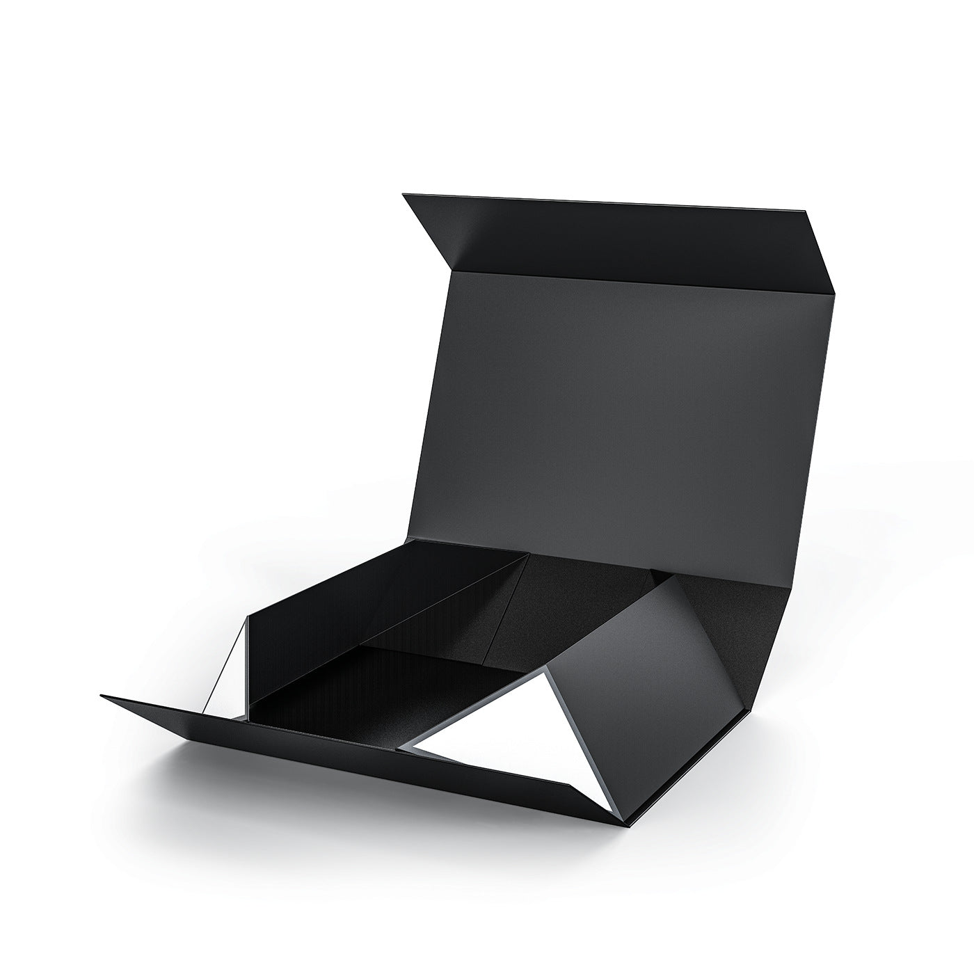 Luxury Magnetic Gift Box Packaging Ribbon Handle Folding Custom Logo