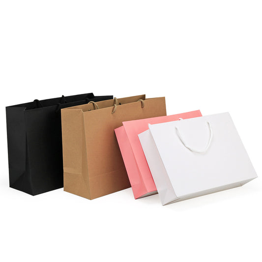 Hot Selling Luxury Shopping Bag Recyclable Pink Packaging Gift Paper for Clothes Factory Wholesale Offset Printing Feature