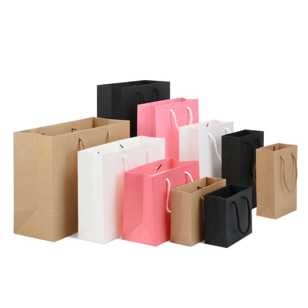 Hot Selling Luxury Shopping Bag Recyclable Pink Packaging Gift Paper for Clothes Factory Wholesale Offset Printing Feature