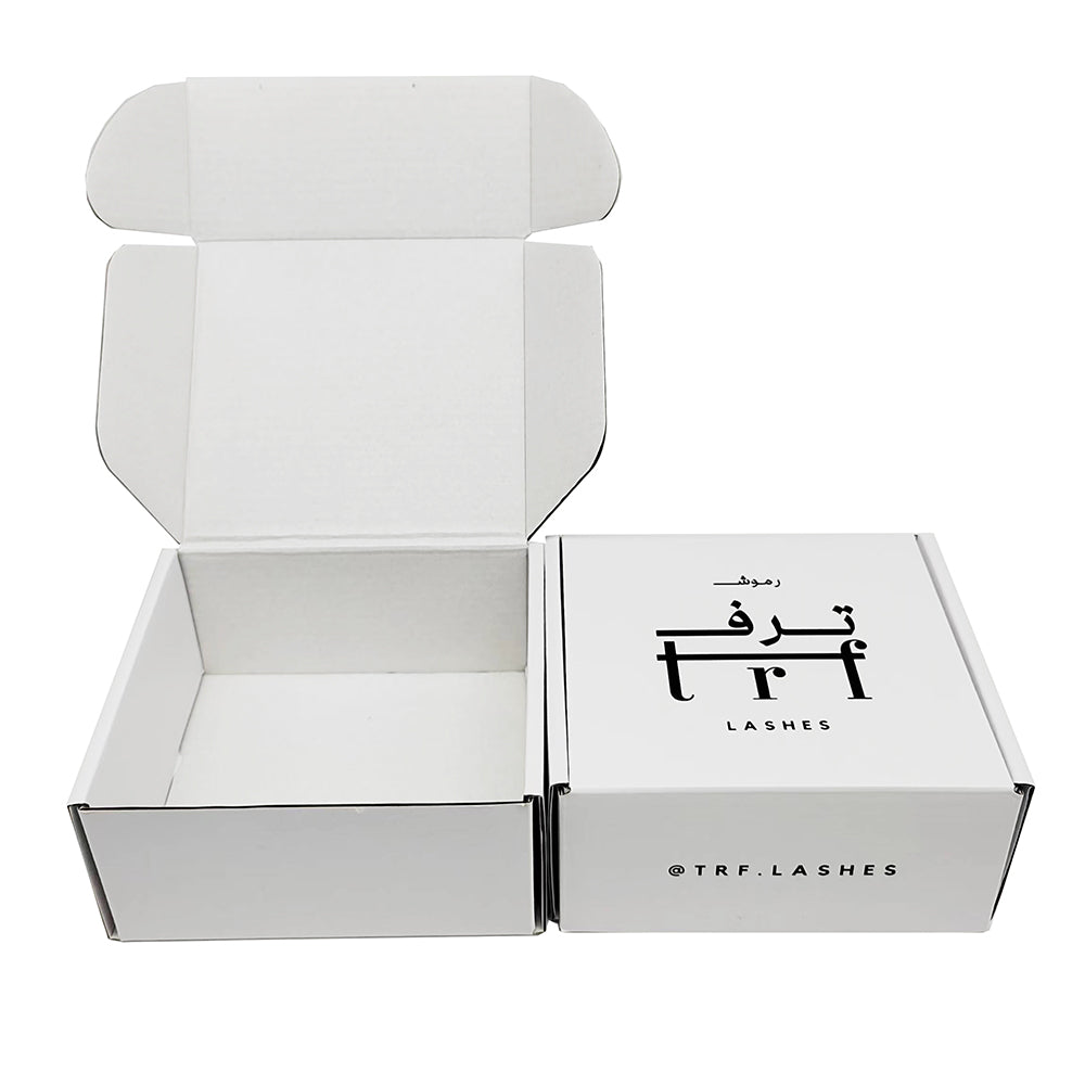 Custom Black Corrugated Mailer Paper Boxes With Inside Moulding Eco-friendly Shipping Paper boxes