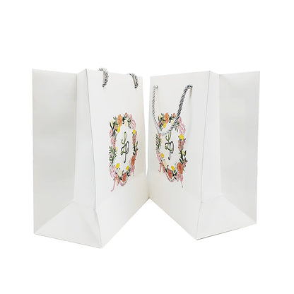 Reusable Big Supermarket Clothing Shopping Gift Paper Bags Packaging Custom Wedding Paper Bag