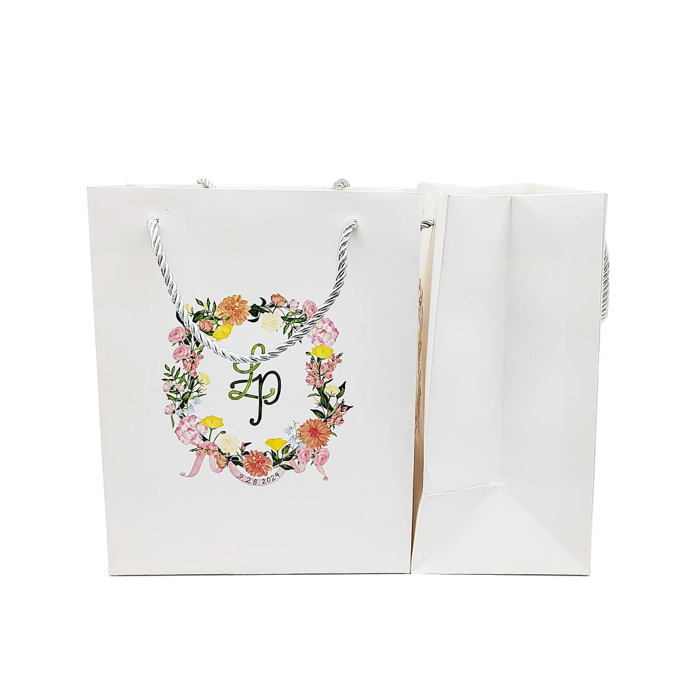 Reusable Big Supermarket Clothing Shopping Gift Paper Bags Packaging Custom Wedding Paper Bag