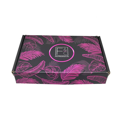 Custom Black Corrugated Mailer Paper Boxes With Inside Moulding Eco-friendly Shipping Paper boxes