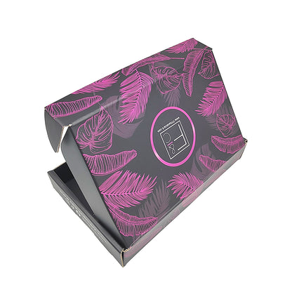 Custom Black Corrugated Mailer Paper Boxes With Inside Moulding Eco-friendly Shipping Paper boxes