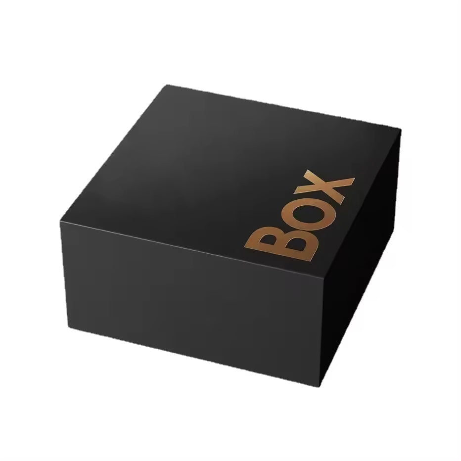 Luxury Magnetic Gift Box Packaging Ribbon Handle Folding Custom Logo