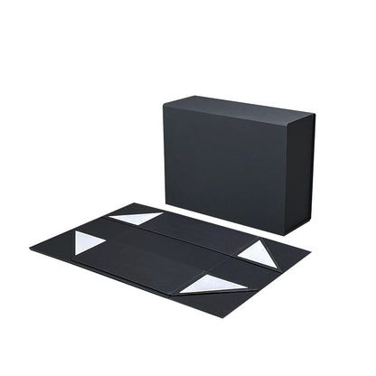 Luxury Magnetic Gift Box Packaging Ribbon Handle Folding Custom Logo