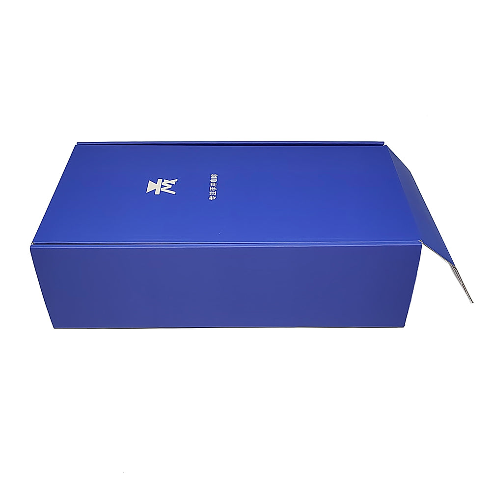 Custom Luxury Eco Friendly Gifts Shipping Box Tear Strip with Zipper Gold Foil Printed Paper Packaging for Business