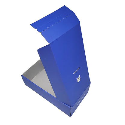 Custom Luxury Eco Friendly Gifts Shipping Box Tear Strip with Zipper Gold Foil Printed Paper Packaging for Business
