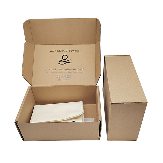 Custom Logo Brown Corrugated Packaging Mailer Box luxury Branded Apparel Shipping Paper Box