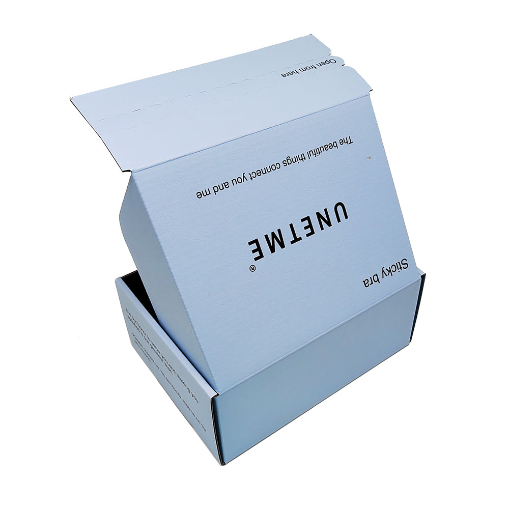 Custom Luxury Eco Friendly Gifts Shipping Box Tear Strip with Zipper Gold Foil Printed Paper Packaging for Business