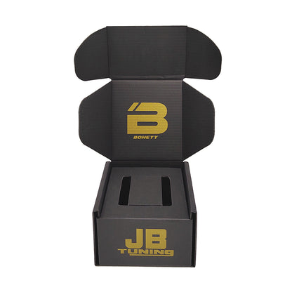 Custom Black Corrugated Mailer Paper Boxes With Inside Moulding Eco-friendly Shipping Paper boxes