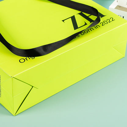 Reusable Big Supermarket Clothing Shopping Gift Paper Bags Packaging Custom Wedding Paper Bag