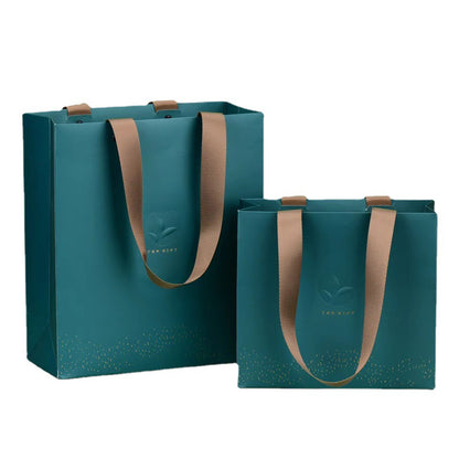 Custom Brand LOGO Luxury Clothing/Shoe Shopping Gift Paper Bags Reusable Shopper Bags Packaging