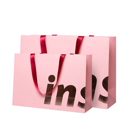 Custom Brand LOGO Luxury Clothing/Shoe Shopping Gift Paper Bags Reusable Shopper Bags Packaging