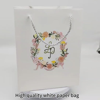 Reusable Big Supermarket Clothing Shopping Gift Paper Bags Packaging Custom Wedding Paper Bag